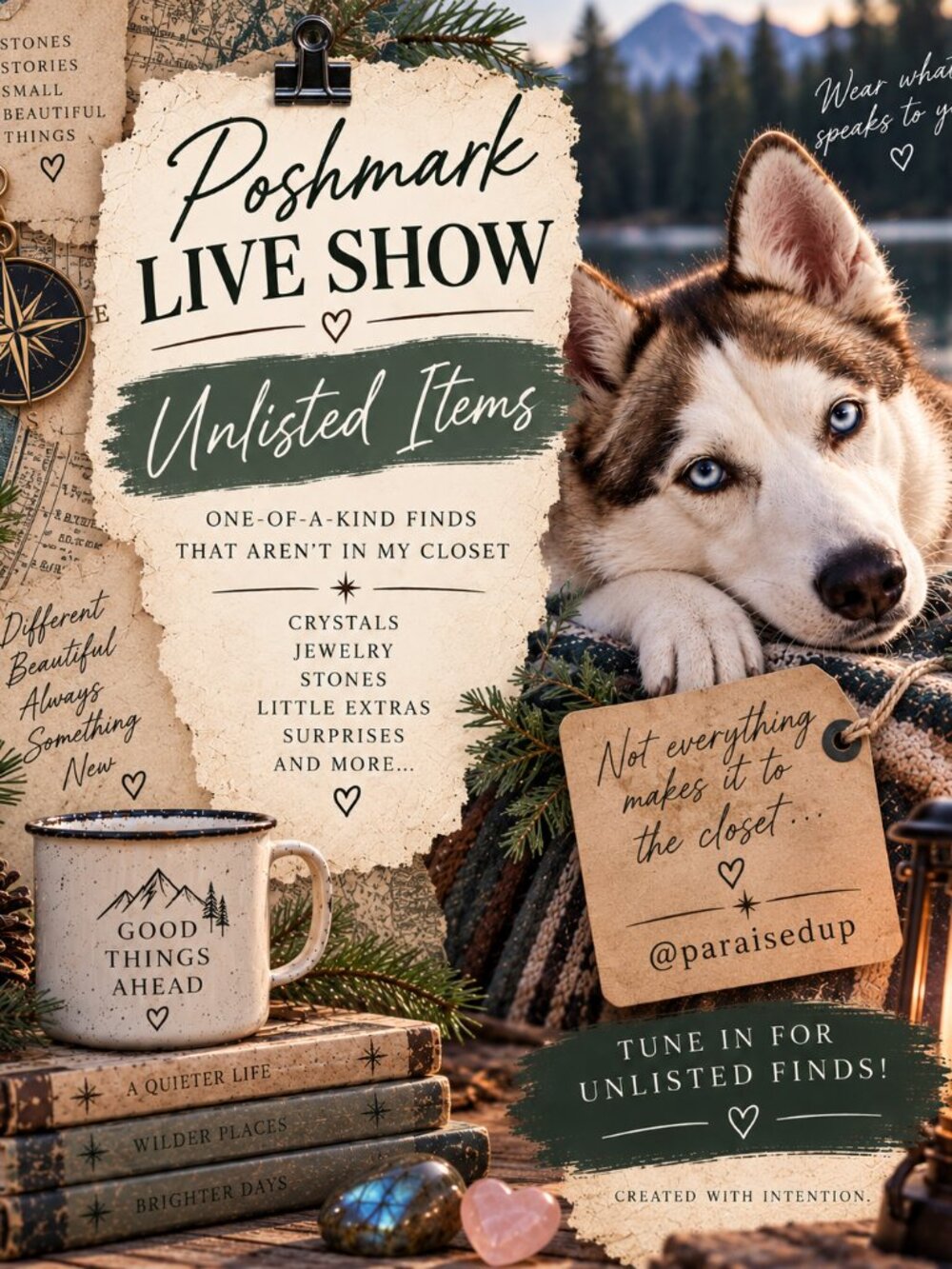 UNLISTED LIVE SHOW ITEMS • #3001–#3030 • Jewelry, Stones + More